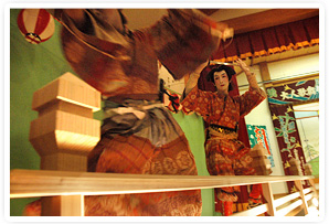 九州唯一の農村歌舞伎　大人歌舞伎に出演