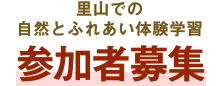 里山での自然とふれあい体験学習