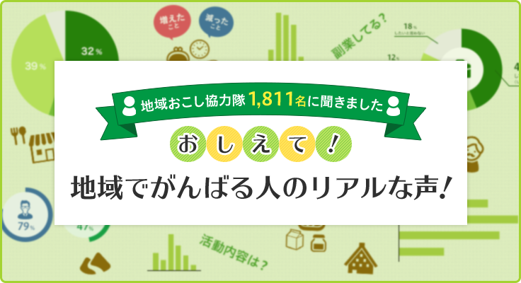 おしえて！地域でがんばる人のリアルな声！