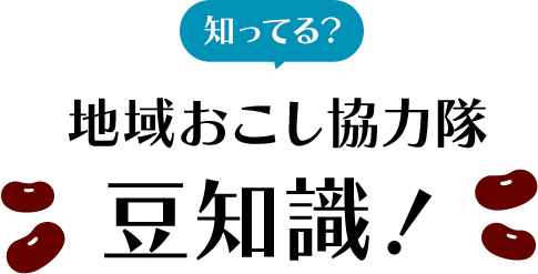 知ってる？地域おこし協力隊 豆知識