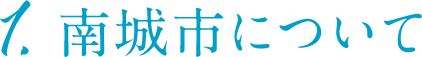 1. 南城市について