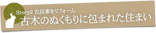 古木のぬくもりに包まれた住まい