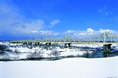 冬の長生橋