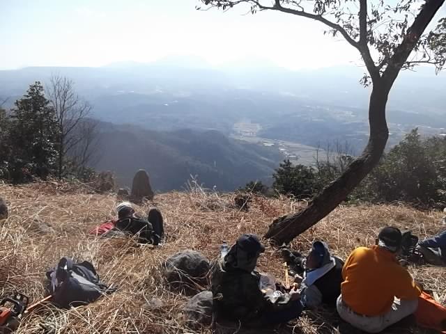 米神山　登山