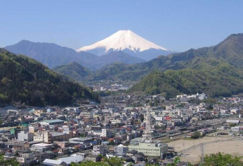 富士山と中心市街地