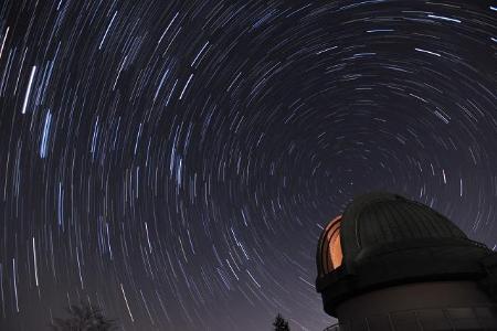 夜の堂平天文台