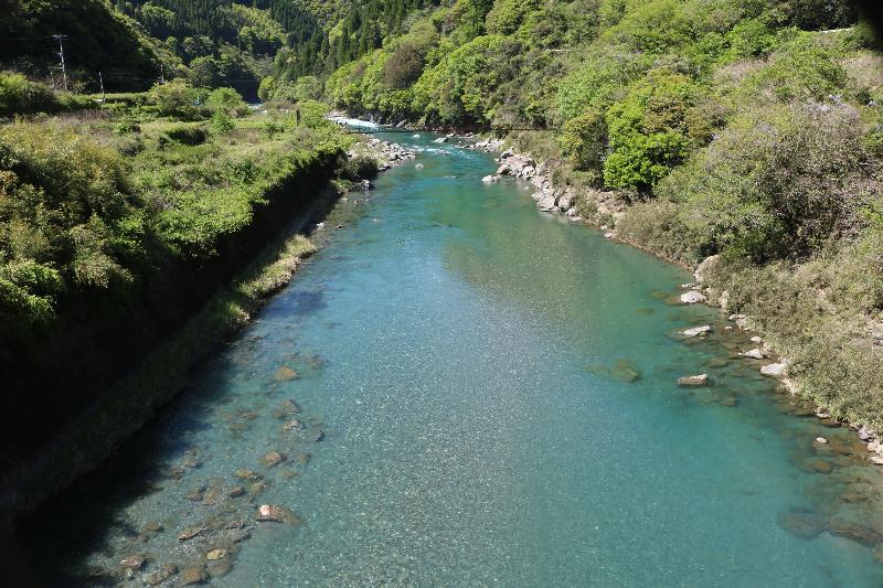 日本一の清流川辺川