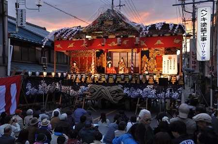 つけ祭りの歌舞伎