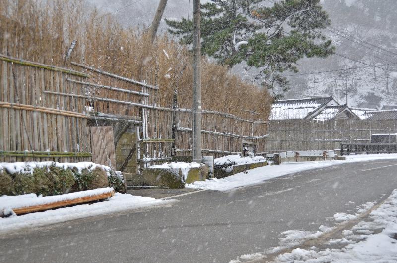 石川県_輪島市_国の重要文化的景観に選定された「間垣の里」。