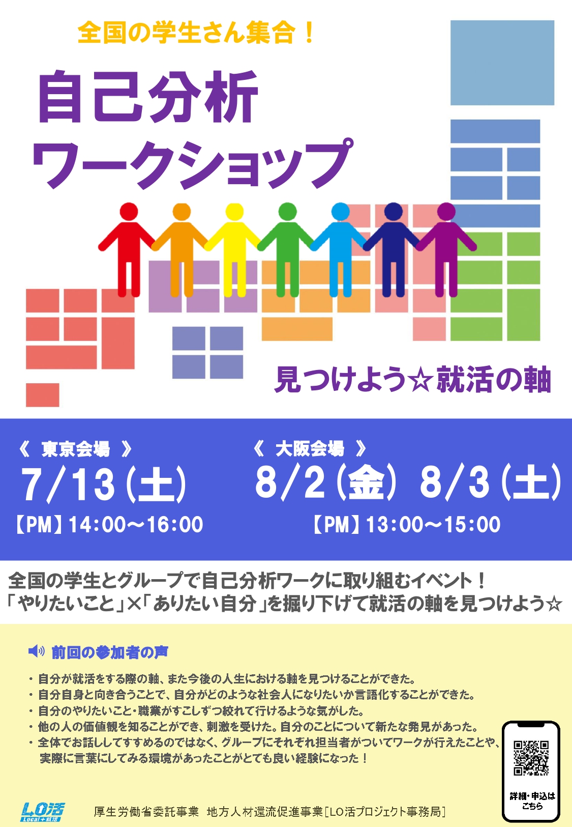 （イメージ）(LO活プロジェクト)LO活cafe「自己分析ワークショップ」
