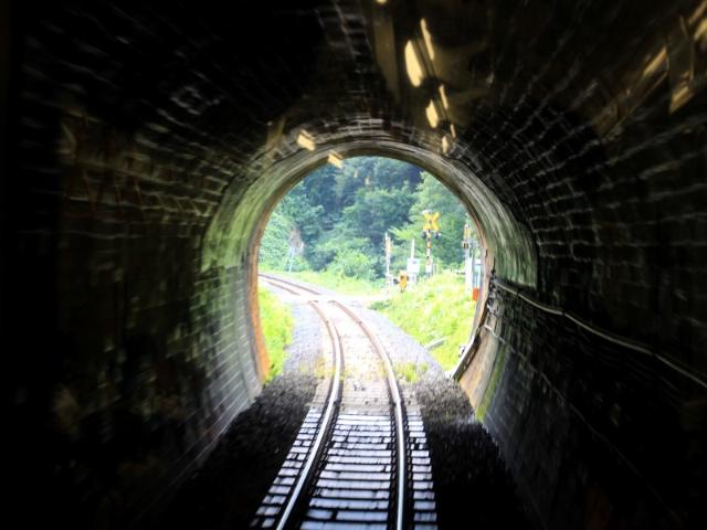 左沢線トンネル