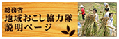 総務省 地域おこし協力隊説明ページ